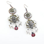 Steampunk earrings Spider - Vignette | Steampunk Store