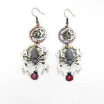 Steampunk earrings Spider - Vignette | Steampunk Store