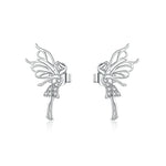 Steampunk Oorbellen Dames - Zilveren Feeën | oorbellen steampunk - Vignette | Steampunk Store