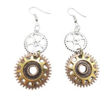 Steampunk earrings Inca Sun - Vignette | Steampunk Store