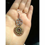 Steampunk earrings Inca Sun - Vignette | Steampunk Store