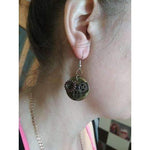Steampunk Women's Earring - Watchcase - Vignette | Steampunk Store
