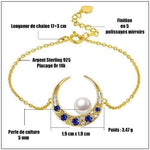 Steampunk Bracelet Crescent moon - Vignette | Steampunk Store