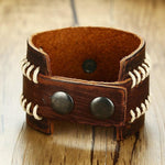 Steampunk Bracelet Maltese Cross (leather) - Vignette | Steampunk Store