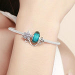 Steampunk Bracelet Stone and Silver - Vignette | Steampunk Store