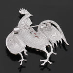 Steampunk brooch cock-a-doodle Doo - Vignette | Steampunk Store