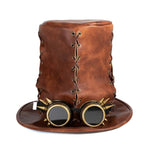 Leather Top Hat - Scarecrow - Vignette | Steampunk Store