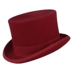 Chapeau Haut de Forme Rouge Écarlate - Vignette | Steampunk Store