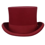 Chapeau Haut de Forme Rouge Écarlate - Vignette | Steampunk Store