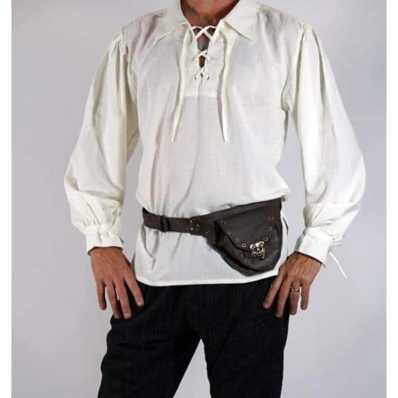 Chemise Homme Steampunk avec un sac ceinture | Steampunk Store