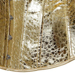 Gold Bustier Corset - Gold Leaves: Enhance your Steampunk style - Vignette | Steampunk Store