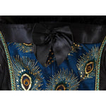 Royal Peacock Corset - Vignette | Steampunk Store