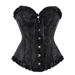 Plus Size Steampunk Corset - Overbust Curves - Vignette | Steampunk Store