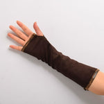 Gants Longs Femme - Marron Steampunk - Vignette | Steampunk Store