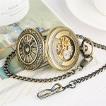 Mechanical Pocket Watch - Da Vinci - Vignette | Steampunk Store