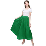 High Waisted Long Skirt - Bohemian Chiffon - Vignette | Steampunk Store