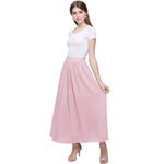 High Waisted Long Skirt - Bohemian Chiffon - Vignette | Steampunk Store