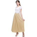 High Waisted Long Skirt - Bohemian Chiffon - Vignette | Steampunk Store