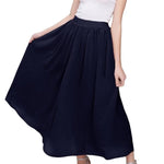 High Waisted Long Skirt - Bohemian Chiffon - Vignette | Steampunk Store