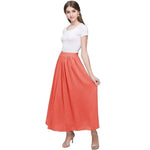 High Waisted Long Skirt - Bohemian Chiffon - Vignette | Steampunk Store