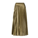 Golden Pleated Skirt - Golden Lady - Vignette | Steampunk Store