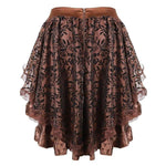 Jupe Courte Marron - Cowgirl Steampunk - Vignette | Steampunk Store