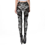 Steampunk Leggings Silver Ones - Vignette | Steampunk Store