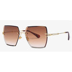 Rimless Sunglasses - Wide Angle - Vignette | Steampunk Store