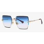 Rimless Sunglasses - Wide Angle - Vignette | Steampunk Store