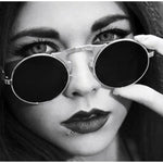 Lunettes de Soleil Verre Rabattable - Rétro Style - Vignette | Steampunk Store