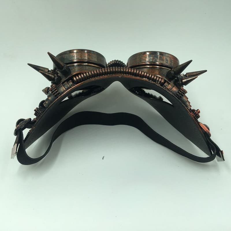 Masque Steampunk Homme cuivre de haut | Steampunk Store