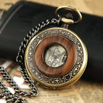 Wooden Pocket Watch - Steampunk Corsair - Vignette | Steampunk Store