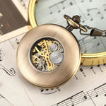 Wooden Pocket Watch - Steampunk Corsair - Vignette | Steampunk Store