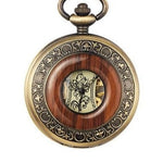 Wooden Pocket Watch - Steampunk Corsair - Vignette | Steampunk Store