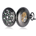 Montre Gousset Homme Mécanique - Fleurs d' Ombre - Vignette | Steampunk Store