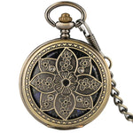 Lotus Pocket Watch - Vintage Flower - Vignette | Steampunk Store