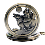 Wolf Pocket Watch - Vignette | Steampunk Store