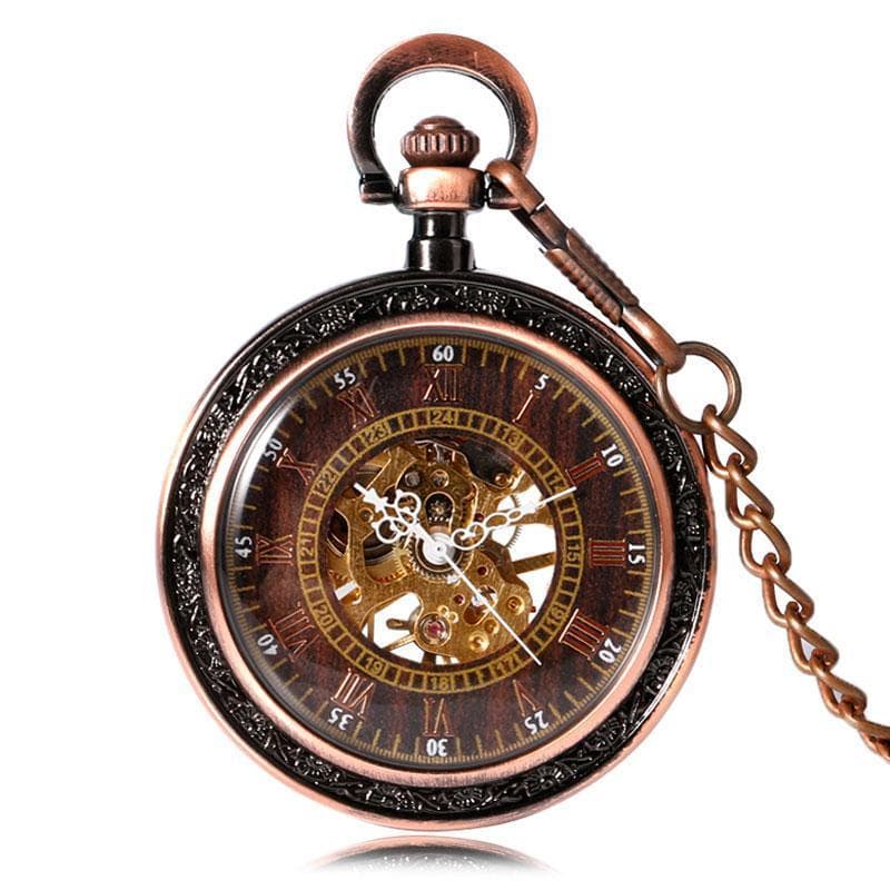 Montre à Gousset Mécanique FLAMOR Plaquée Or - Fonctionne, Occasion - Style Vintage Rétro Pour Collectionneurs