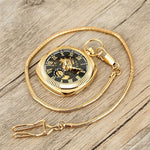Montre Gousset Plaqué Or - Carré Français - Vignette | Steampunk Store