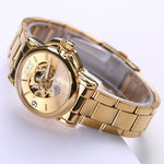 Montre Squelette Dorée - Vignette | Steampunk Store