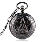 Montre Gothique a Gousset - Pentagramme - Vignette | Steampunk Store