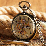 Men's Copper Pocket Watch - Dorian Gray - Vignette | Steampunk Store