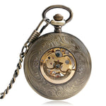 Men's Copper Pocket Watch - Dorian Gray - Vignette | Steampunk Store