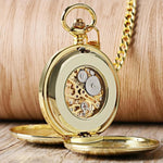 Women's Pocket Watch - Golden Lady - Vignette | Steampunk Store