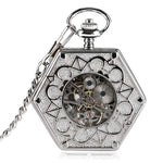 Hexagonal Pocket Watch - Hermitage - Vignette | Steampunk Store