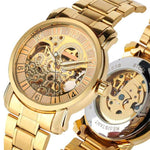 Skeleton Men's Watch - Golden Boy - Vignette | Steampunk Store
