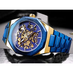 Blue Skeleton Watch - Steampunk Sapphire - Vignette | Steampunk Store