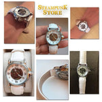 Skeleton Watch White - Vignette | Steampunk Store