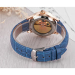 Blue Women's Skeleton Watch - Vignette | Steampunk Store