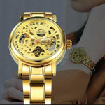 Montre Squelette   Plaqué Or - Vignette | Steampunk Store